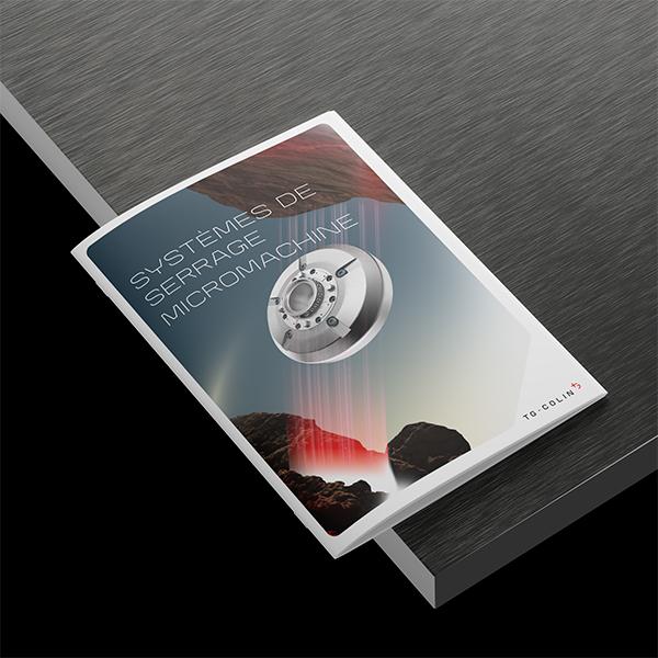 Couverture de catalogue de pièces de serrage pour micromachines